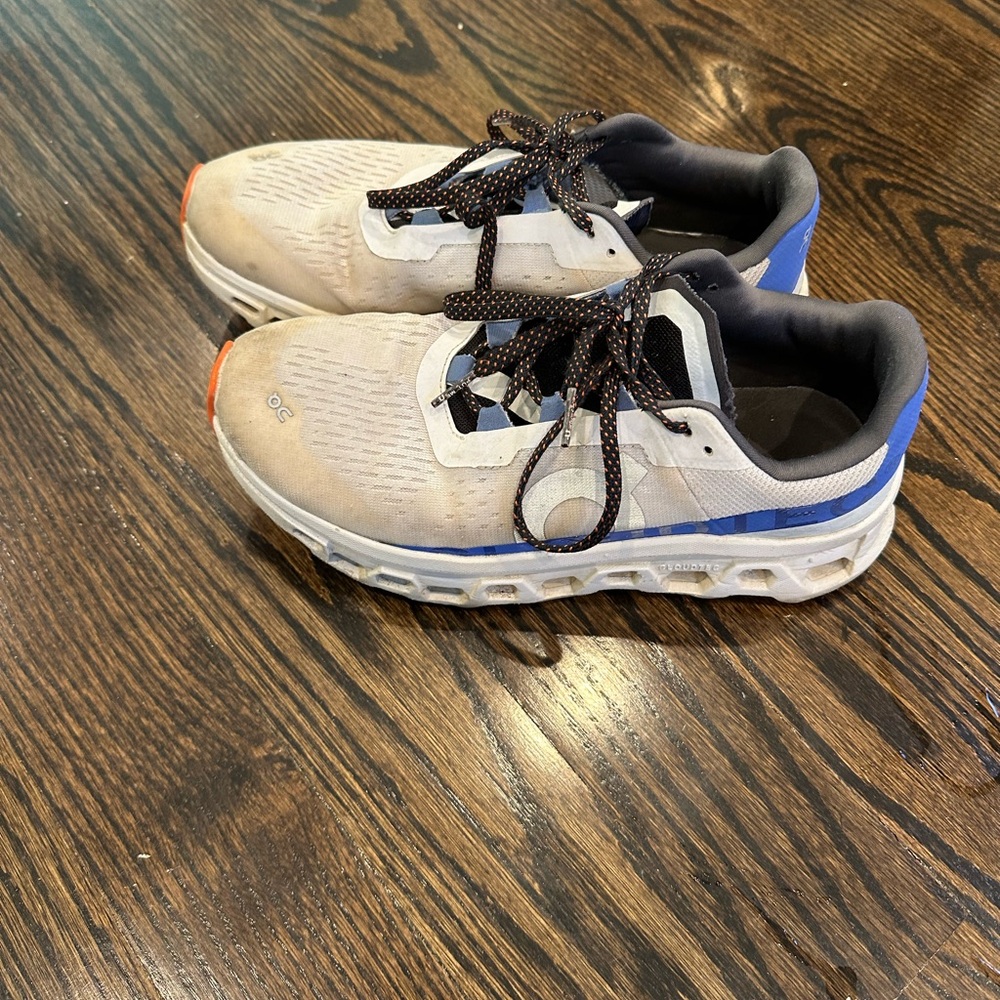 On Running Sneakers in White and Blue
